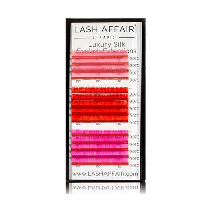 Luxury Pink Volume Lash Extensions